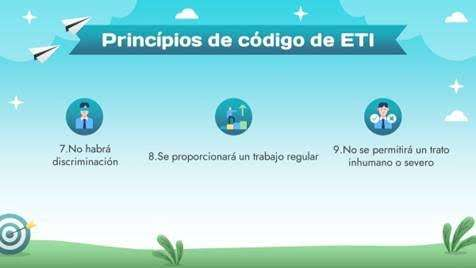 Principios del Código ETI del 7 al 9